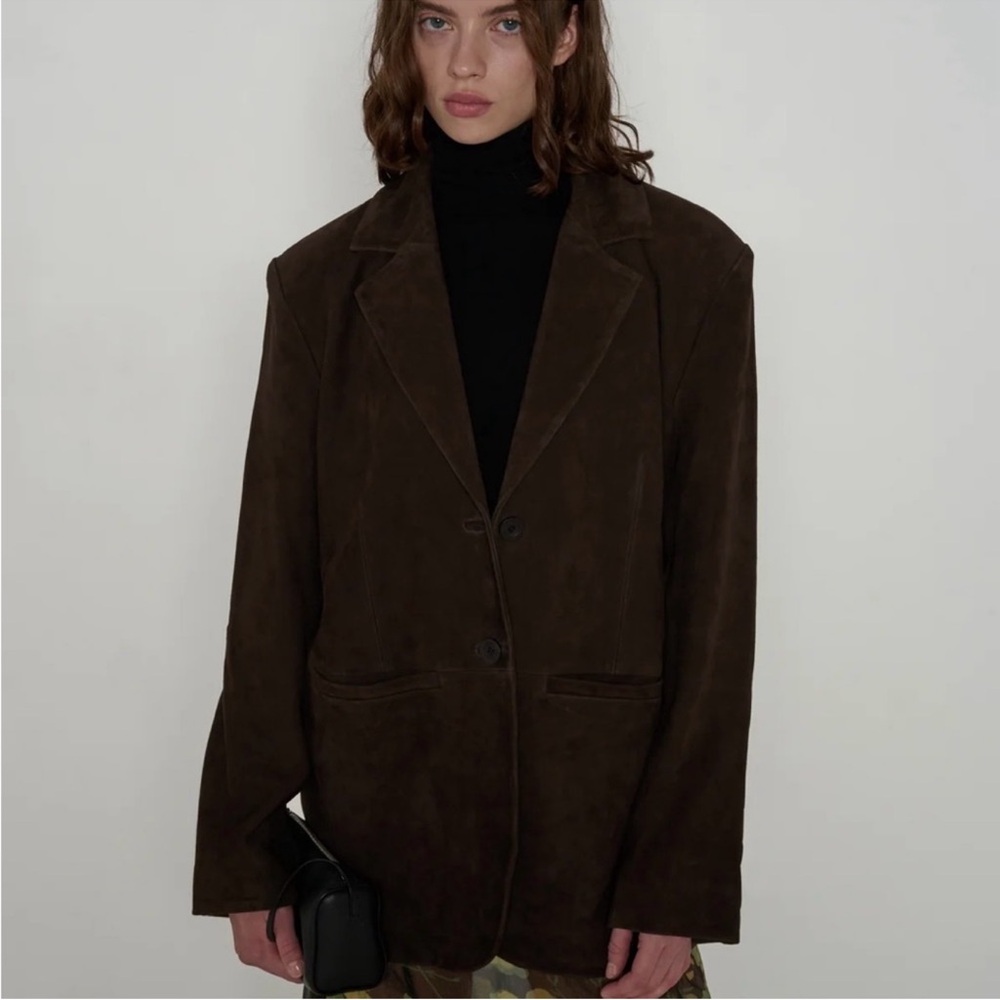 NWT Reformation Veda Suede Blazer